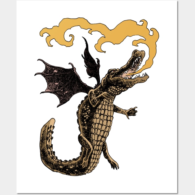 Bayou Dragon Wall Art by I Just Want To Be A Tugboat Captain